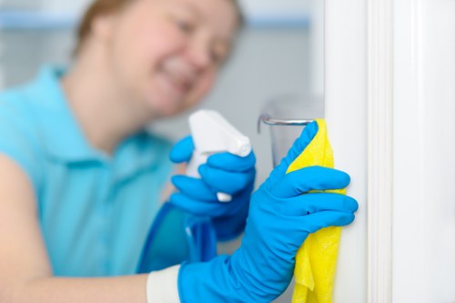 Deep mattress cleaning process removing dust and allergens